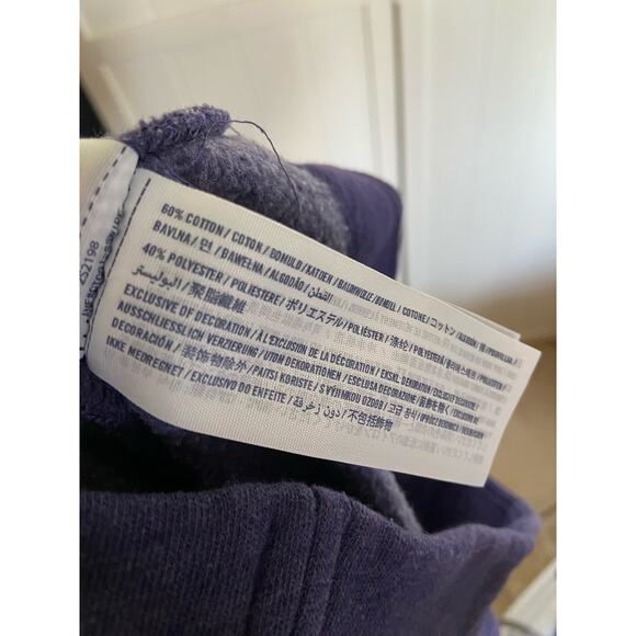 abercrombie kids Girls Hoodie Sz 11 12 Purple Sequined Full Front Zip Sweatshirt - Picture 8 of 8